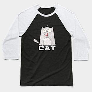 Cat Funny Shirts Baseball T-Shirt